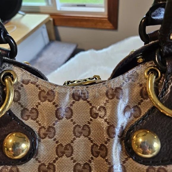 Gucci XL Crystal Fringe Babouska Hobk - Picture 5 of 16